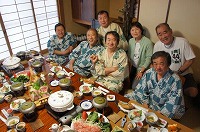 「月見屋」さんにて